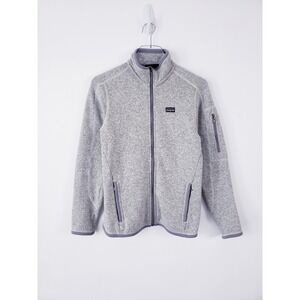 Patagonia Better Sweater Full Zip Jacket Gray Knit Fleece Womens Size Small‎